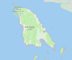 Ko Chang Mapa – Wyspa Słonia Ko Chang Mapa - Wyspa Słonia